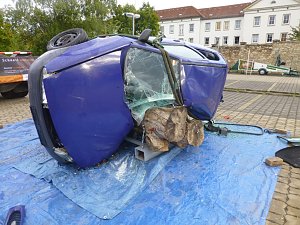 Aktion junge Fahrer an der Morgenr&ouml;te in Nordhausen