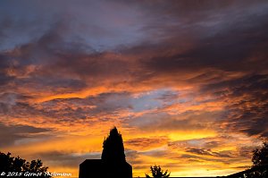 Der Himmel brannte