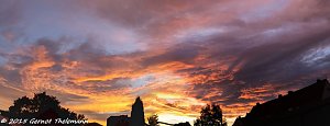 Der Himmel brannte