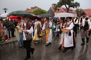 Bauernheer wurde nass gemacht