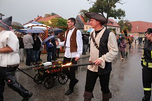 Bauernheer wurde nass gemacht