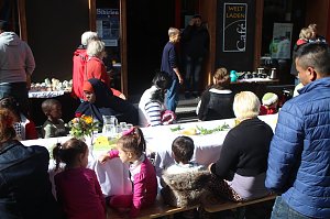 Essen der Kulturen in der Kurzen Meile