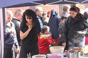 Essen der Kulturen in der Kurzen Meile