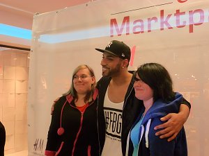 Mehrzad Marashi in der Nordh&auml;user Marktpassage