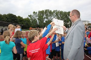 Staffellauf um den Pokal des Landrates