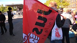 Demonstration und Gegendemonstration in Nordhausen
