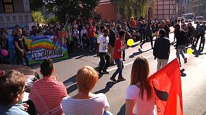 Demonstration und Gegendemonstration in Nordhausen