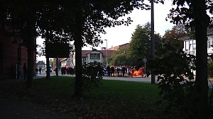 Demonstration und Gegendemonstration in Nordhausen