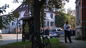 Demonstration und Gegendemonstration in Nordhausen