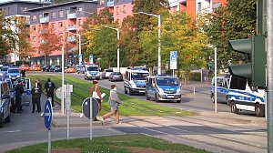 Demonstration und Gegendemonstration in Nordhausen