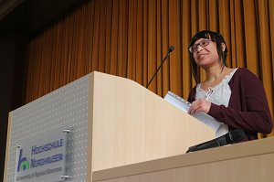 Volles Haus im Audimax - an der Nordh&auml;user Hochschule wurden heute die Neuzug&auml;nge immatrikuliert