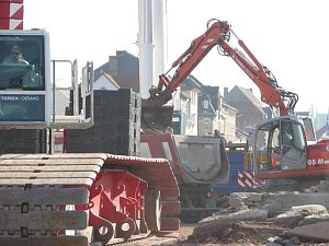 Gigantische Baustelle
