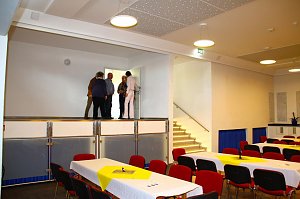 Tag der offenen T&uuml;r in neuer Festhalle in Sollstedt