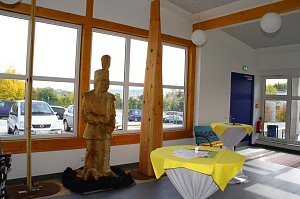 Tag der offenen T&uuml;r in neuer Festhalle in Sollstedt
