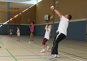 Badminton-Familien-Fest