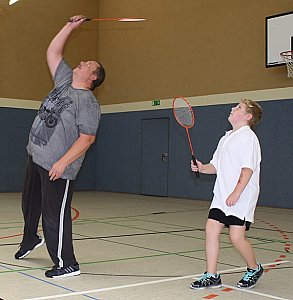 Badminton-Familien-Fest
