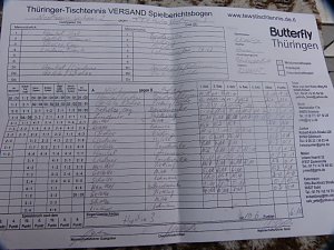 TTV Hydro gegen Nobas Nordhausen