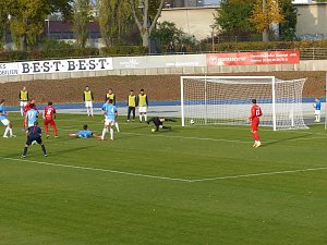 Wacker gewinnt 2:0 - Hier das 2:0 durch Pfingsten-Reddig