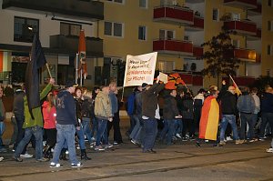Zwei Demos in Nordhausen