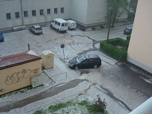 Unwetter in Nordhausen Nord