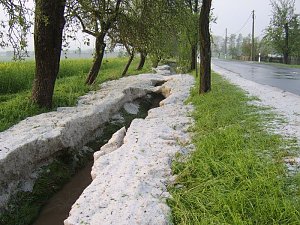 Unwetter - fotografiert in Hamma