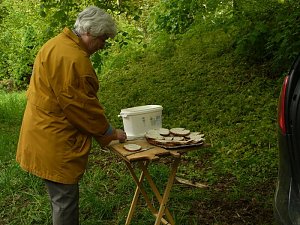 Arbeit im Park