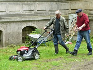 Arbeit im Park