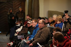 Weihnachtsgottesdienst der Nordth&uuml;ringer Werkst&auml;tten