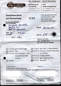 Verwertungsnachweis