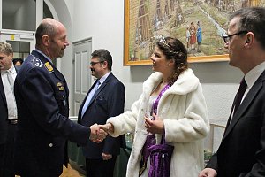 Beim Neujahrsempfang dabei