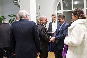Beim Neujahrsempfang dabei