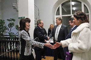 Beim Neujahrsempfang dabei