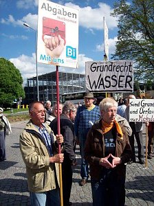 Großdemonstartion in Erfurt