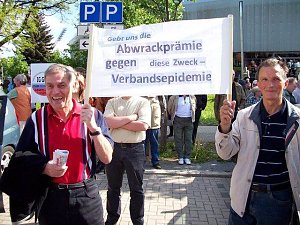Großdemonstartion in Erfurt