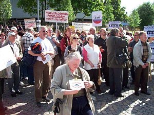 Großdemonstartion in Erfurt
