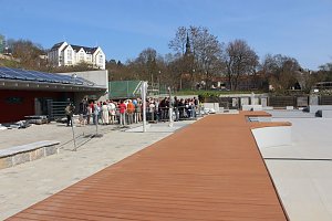 Massenandrang im Kurpark Bad Frankenhausen