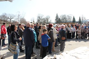 Massenandrang im Kurpark Bad Frankenhausen