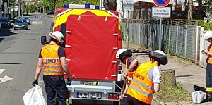 &Ouml;lspuren beseitigt