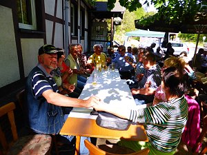 Herzsportgruppe wanderte zum Braunsteinhaus