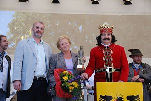 &Uuml;bergabe des Roland in Gold