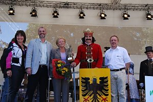 &Uuml;bergabe des Roland in Gold