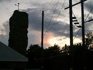 Sommersonnenwende auf dem Berg