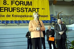 OB Barbara Rinke auf dem Forum Berufsstart