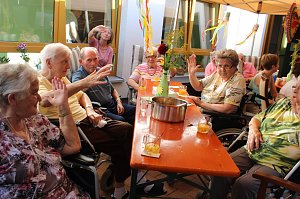 Lampionfest im Seniorenheim "Gl&uuml;ck auf" in Bleicherode
