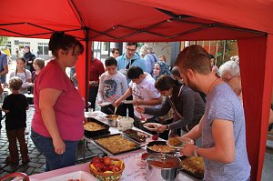 Essen der Kulturen in der Kurzen Meile