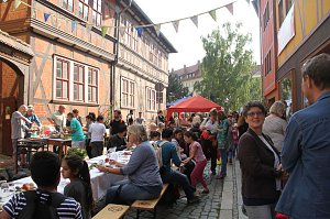 Essen der Kulturen in der Kurzen Meile