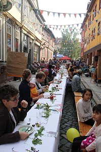 Essen der Kulturen in der Kurzen Meile
