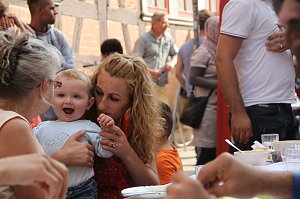 Essen der Kulturen in der Kurzen Meile