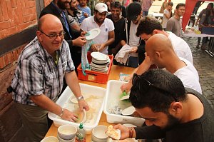 Essen der Kulturen in der Kurzen Meile