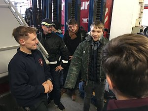 Besuch bei der Berufsfeuerwehr Erfurt